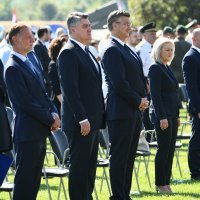 Andrej Plenković i Zoran Milanović u Kninu