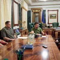 Jessica Chastain i Volodimir Zelenski