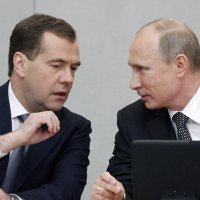 Dmitrij Medvedev i Vladimir Putin