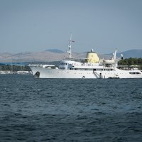 Jahta Christina O usidrena ispred Šibenika