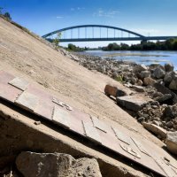 Nizak vodostaj Save u Zagrebu