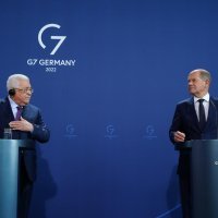 Mahmud Abas i Olaf Scholz