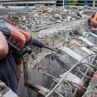 Radovi na mostu Slobode