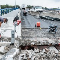 Radovi na mostu Slobode