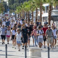 Gužva u trajektnoj luci u Splitu