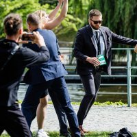 Prosvjed ispred njemačkog kancelara Olafa Scholza