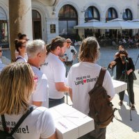 Predaja potpisa za 'referendum za Lungomare', lipanj 2022.
