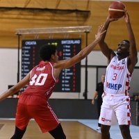 Hrvatska - Švicarska, košarka, kvalifikacije, 28.8.2022.