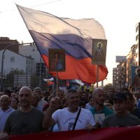 Prosvjed protiv Povorke ponosa u Beogradu