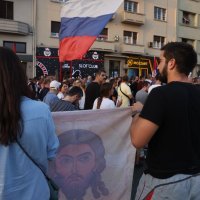 Prosvjed protiv Povorke ponosa u Beogradu