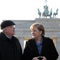 Angela Merkel i Mihail Gorbačov