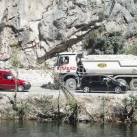 Radovi na cesti kod Omiša