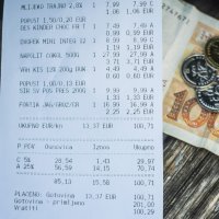 Konzum je među prvima na svojim računima uz kune istaknuo i cijene u eurima