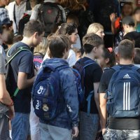 Prvi dan nove školske godine u obnovljenoj osnovnoj školi Ivan Merz u Zagrebu