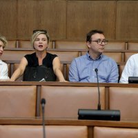 Ivana Kekin, Sandra Benčić, Bojan Glavašević, Vili Matula