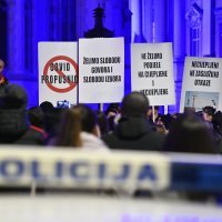 Prosvjed protiv epidemioloških mjera, Zagreb studeni 2021.