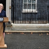 Liz Truss sa suprugom Hughom O’Learyjem