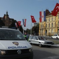 Pripreme u Zagrebu za dolazak turskog predsjednika Erdogana