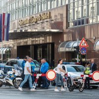 Turski predsjednik iz hotela Sheraton u policijskoj pratnji krenuo u Ured predsjednika RH