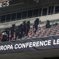 Konferencijska liga: Nica - Koln, huligani, 8.9.2022.