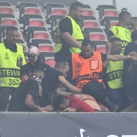 Konferencijska liga: Nica - Koln, huligani, 8.9.2022.