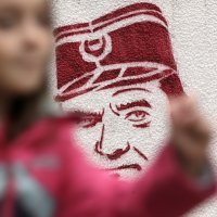 Mural posvećen Ratku Mladiću u Beogradu