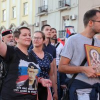 Prosvjed protiv LGBTIQ parade u Beogradu