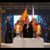 Lijes kraljice Elizabete II stigao u katedralu St. Giles