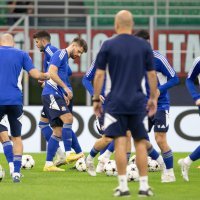 Liga prvaka: Dinamo - Milan, 13.9.2022. - trening Dinama