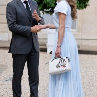 Emmanuel Macron i kraljica Rania