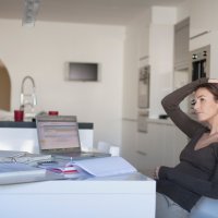 Rad od kuće - ilustracija