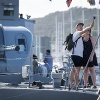 Posjetitelji su razgledali raketne topovnjače Kralj Dmitar Zvonimir i Dubrovnik te Modrulj 202