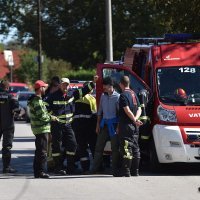 U Brodarcima izjave su dali generalni direktor Hrvatskih voda Zoran Đuroković i Damir Trut, ravnatelj Ravnateljstva civilne zaštite