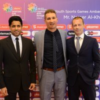 Sportske igre mladih - Nasser Al-Khelaifi, Zdravko Marić i Aleksander Čeferin