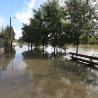 Vodeni val niz rijeku Kupu probio nasip