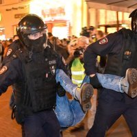 Uhićenja prosvjednika u Rusiji