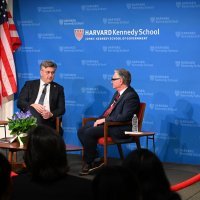 Andrej Plenković na Harvardu