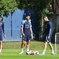Trening hrvatske nogometne reprezentacije dan nakon pobjede protiv Danske, 23.9.2022.