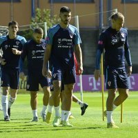 Trening hrvatske nogometne reprezentacije dan nakon pobjede protiv Danske, 23.9.2022.