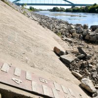 Niski vodostaj Save, kolovoz 2022.