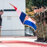 Zoran Milanović na svečanosti polaganja prisege 20. naraštaja kadeta HVU Dr. Franjo Tuđman