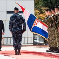 Zoran Milanović na svečanosti polaganja prisege 20. naraštaja kadeta HVU Dr. Franjo Tuđman