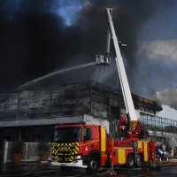 Požar na tržnici Rungis u Parizu