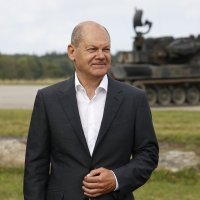 Olaf Scholz na poligonu tenkova u Njemačkoj