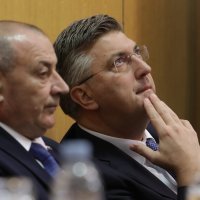 Tomo Medved i Andrej Plenković