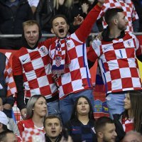 Austrija - Hrvatska, Liga nacija, 25.9.2022. navijači na tribinama