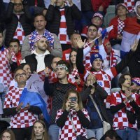 Austrija - Hrvatska, Liga nacija, 25.9.2022. navijači na tribinama