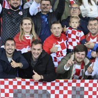 Austrija - Hrvatska, Liga nacija, 25.9.2022. navijači na tribinama
