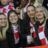 Austrija - Hrvatska, Liga nacija, 25.9.2022. navijači na tribinama