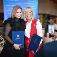 Radovan Fuchs s nagrađenim nastavnicima